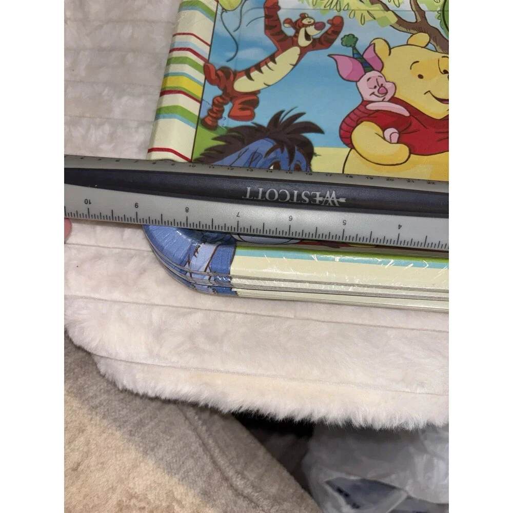 Vintage Hallmark Disney Winnie the Pooh Birthday Party Supplies Lot Plates Napki